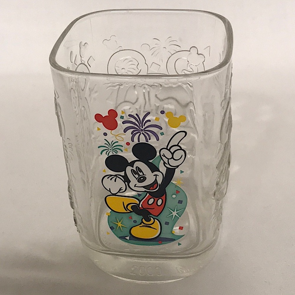 Walt Disney McDonalds Collectors Glasses 100 Years of Magic 2000-Set of 2 - Picture 2 of 12